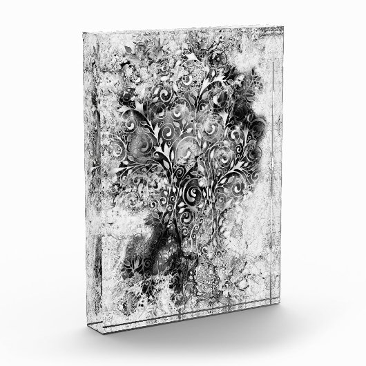 Tree Of Life -らせん状葉グランジスタイル1 フォトブロック (左)