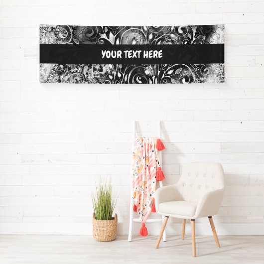 Tree Of Life -らせん状葉グランジスタイル1 横断幕 (インサイチュ)