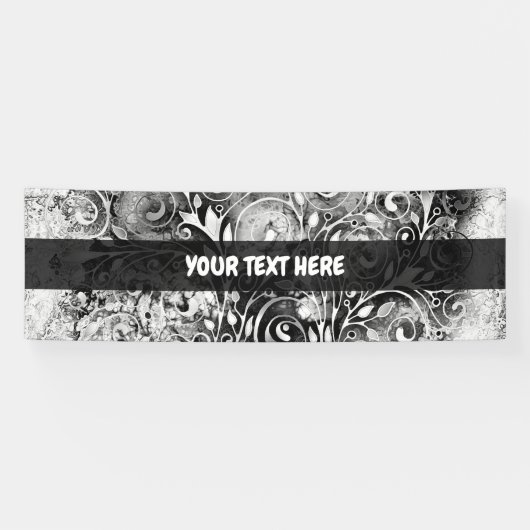 Tree Of Life -らせん状葉グランジスタイル1 横断幕 (横)