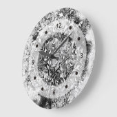 Tree of Life -らせん状葉スタイル1 ラージ壁時計 (傾斜)