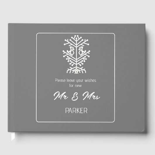 Tree of Life ウェディング ゲストブック (正面)