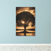 Tree of Life  キャンバスプリント (インサイチュ (ウッドフロア))