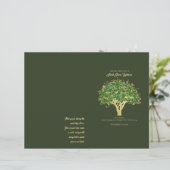 Tree of Life（ユダヤ教の）バル・ミツバープログラムカバー (スタンド正面)