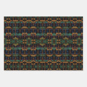 「Tree of Life」ラッピング紙フラットシートセット3 ラッピングペーパーシート (正面2)