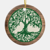 Tree of Life – 年カスタム名 セラミックオーナメント (正面)