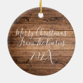 Tree of Life – 年カスタム名 セラミックオーナメント (裏面)