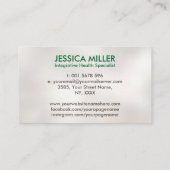 Tree of Life – 機能医学 名刺 (裏面)