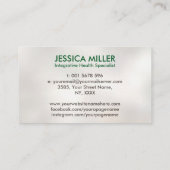 Tree of Life – 機能医学 名刺 (裏面)