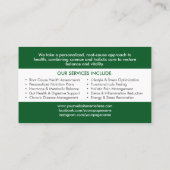 Tree of Life – 機能医療名刺 名刺 (裏面)