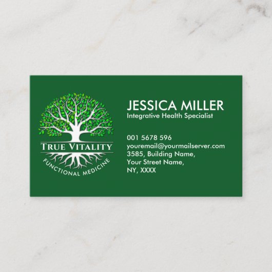 Tree of Life – 機能医療名刺 名刺 (正面)