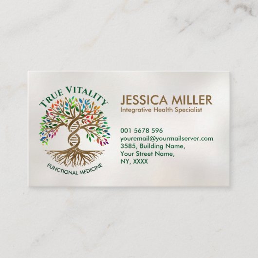 Tree of Life – 機能医療名刺 名刺 (正面)