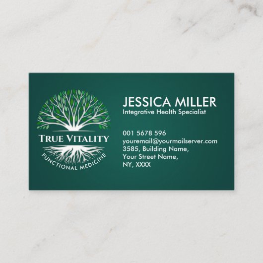 Tree of Life – 機能医療名刺 名刺 (正面)