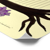 Tree of Life 結婚 Quaker's certificate (vpi) ポスター (角)