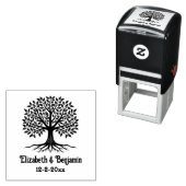Tree of Life #6カップル名Date セルフインキングスタンプ (インサイチュ)