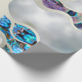 Tree of life - Abalone Shell and Pearl ラッピングペーパー (角)