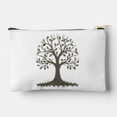🌳 Tree of Life Accessory Pouch - Green & White アクセサリーポーチ (裏面)