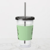 🌳 Tree of Life Acrylic Tumbler with Straw - Drink アクリルタンブラー (右)