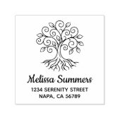 Tree of Life Address セルフインキングスタンプ (デザイン)