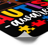 Tree Of Life Autism Awareness Love Accept Support  ポスター (角)