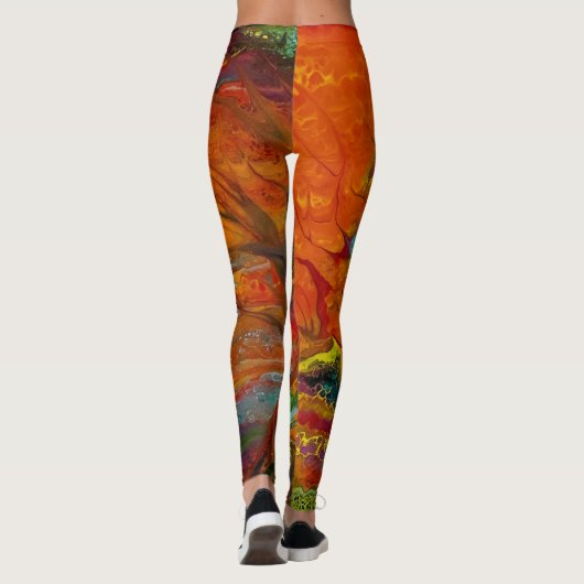 Tree of life blown away Leggings レギンス (裏面)