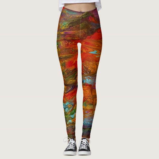 Tree of life blown away Leggings レギンス (正面)