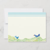 Tree of Life, Boy お洒落 Thank You Flat Notes 招待状 (正面)