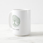 Tree of Life Businessロゴ コーヒーマグカップ (正面左)