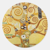 Tree of Life byクリムト ラウンドシール (正面)