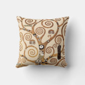 Tree of Life by Gustavクリムト クッション (裏面)