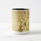 Tree of Life by Gustavクリムト ツートーンマグカップ (中央)