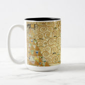 Tree of Life by Gustavクリムト ツートーンマグカップ (左)