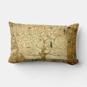 Tree of Life by Gustavクリムト ランバークッション (裏面)