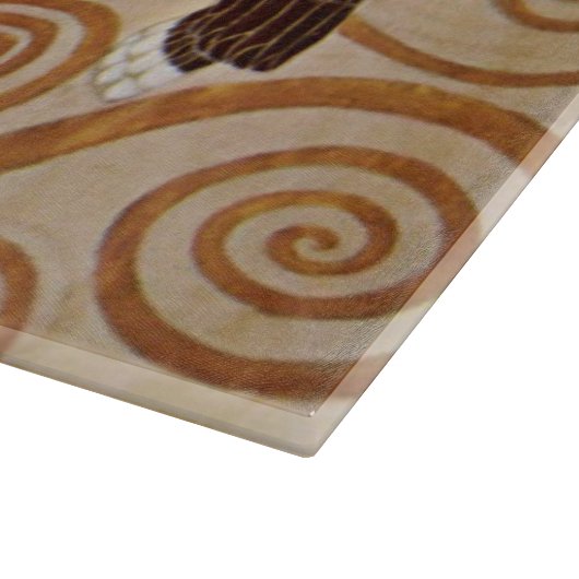 Tree of Life by Gustavクリムト，様式化されたアールヌーボー カッティングボード (角)