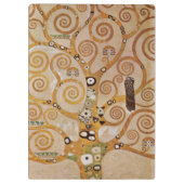 Tree of Life by Gustavクリムト，様式化されたアールヌーボー クリップボード (裏面)