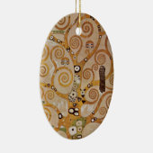 Tree of Life by Gustavクリムト，様式化されたアールヌーボー セラミックオーナメント (右)