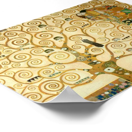 Tree of Life by Gustav Klimt ポスター (角)
