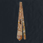 Tree of Life by Gustav Klimt, Stylized Art Nouveau ネクタイ<br><div class="desc">Now available! Double sided printed ties! Twice as nice! Tree of Life (1905-1911) by Gustav Klimt. The Tree of Life is a vintage Art Nouveau painting featuring the tree of knowledge calling into question the black bird of prey, the symbol of death. The normal life cycle as understood by Freud...</div>
