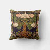 Tree of Life by kedokiフローラタペストリー刺繍 クッション (裏面)