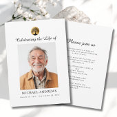 Tree of Life - Celebration of Life Funeral Photo  招待状