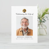 Tree of Life - Celebration of Life Funeral Photo  招待状 (スタンド正面)