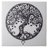 Tree of Life Ceramic Tile（ライフセラミックタイル）。 タイル (正面)