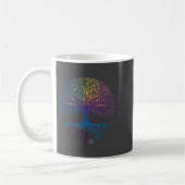 Tree Of Life Choose Life Suicide Prevention Awaren コーヒーマグカップ (左)