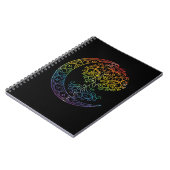 Tree of Life Cresent Moon Phases Mandala Yoga Gift ノートブック (左側)
