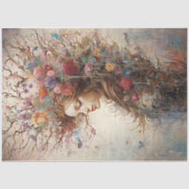 Tree of Life Decompage紙 薄葉紙