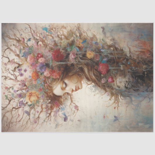 Tree of Life Decompage紙 薄葉紙 (正面)