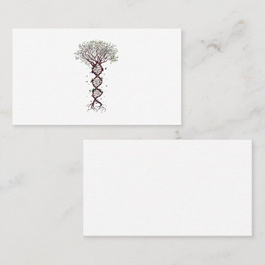 Tree of Life DNA Genetics Biology Environment 名刺 (正面/裏面)
