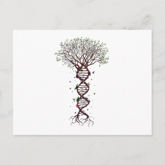 Tree of Life DNA Genetics Biology Environment 案内ポストカード (正面)