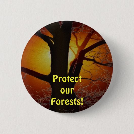 TREE OF LIFE Earth Day Gift Series 缶バッジ (正面)