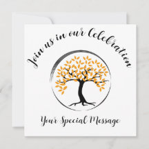 Tree of Life End-of-トリートメントパーティの招待状
