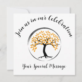 Tree of Life End-of-トリートメントパーティの招待状 招待状